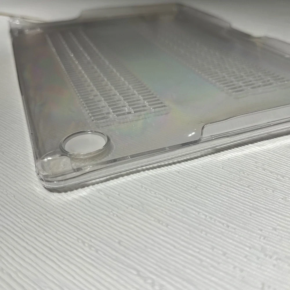 Clear World Globe Sparkle Case for Apple MacBook 13 14 inch Keyboard Cover Bundl